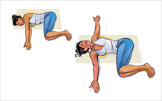 تقویت عضلات و ماهیچه‌های کمر برای درمان کمردرد: ورزش ویلیامز - Rotational Exercises - تقویت عضلات و ماهیچه‌های کمر برای درمان کمردرد: ورزش ویلیامز