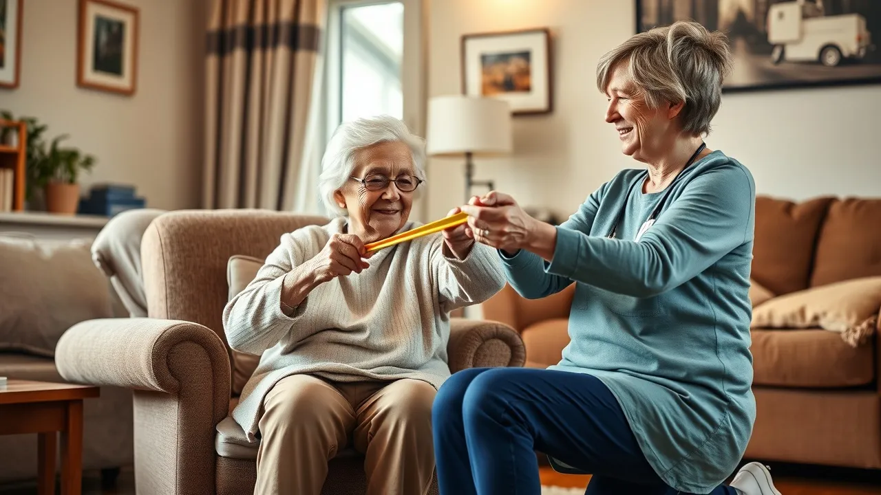 انجام تمرینات تخصصی فیزیوتراپی در منزل  - in home parkinsons physiotherapy - فیزیوتراپی پارکینسون: راهنمای جامع توانبخشی و تمرینات موثر برای بهبود حرکت
